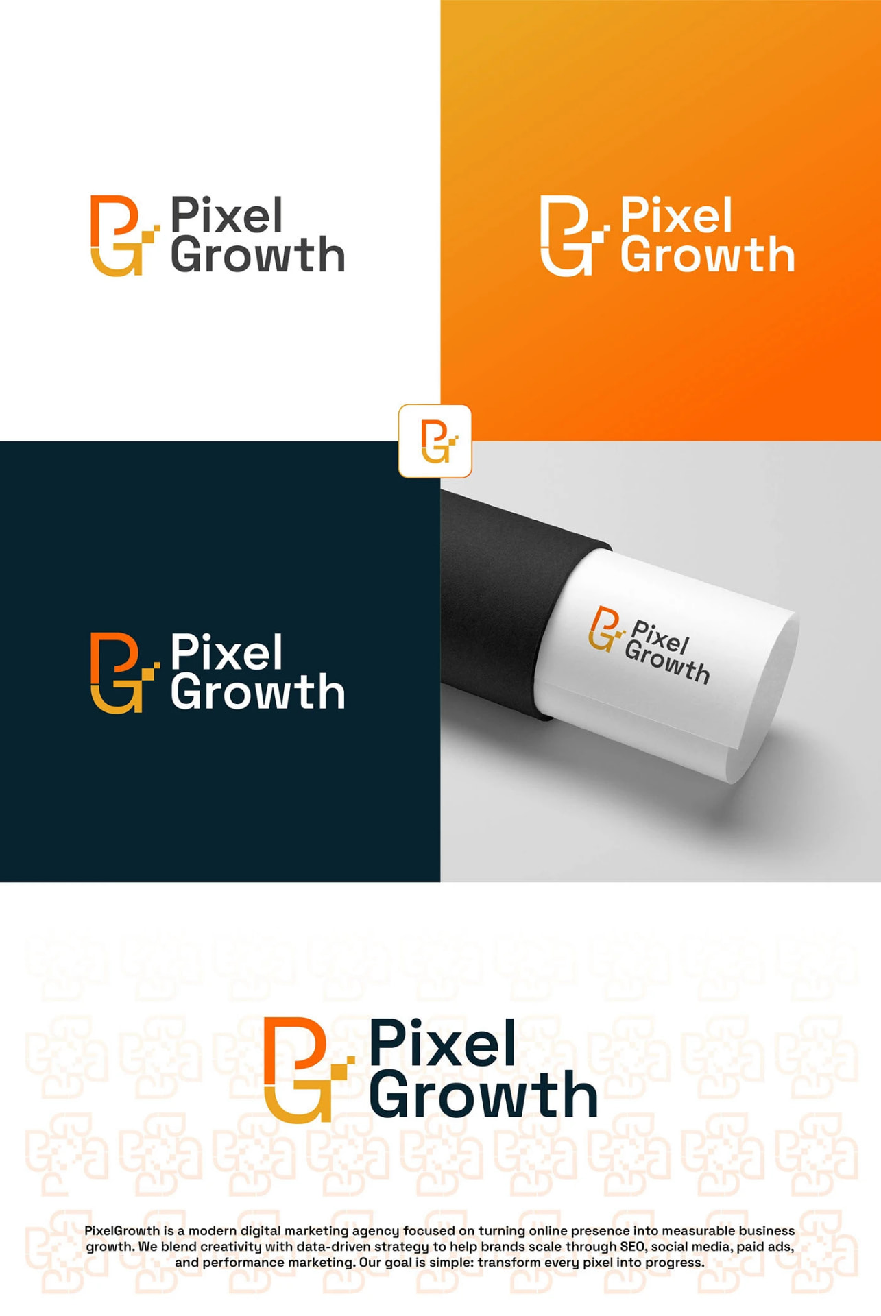 Logo Pixel Growth — Digital marketing