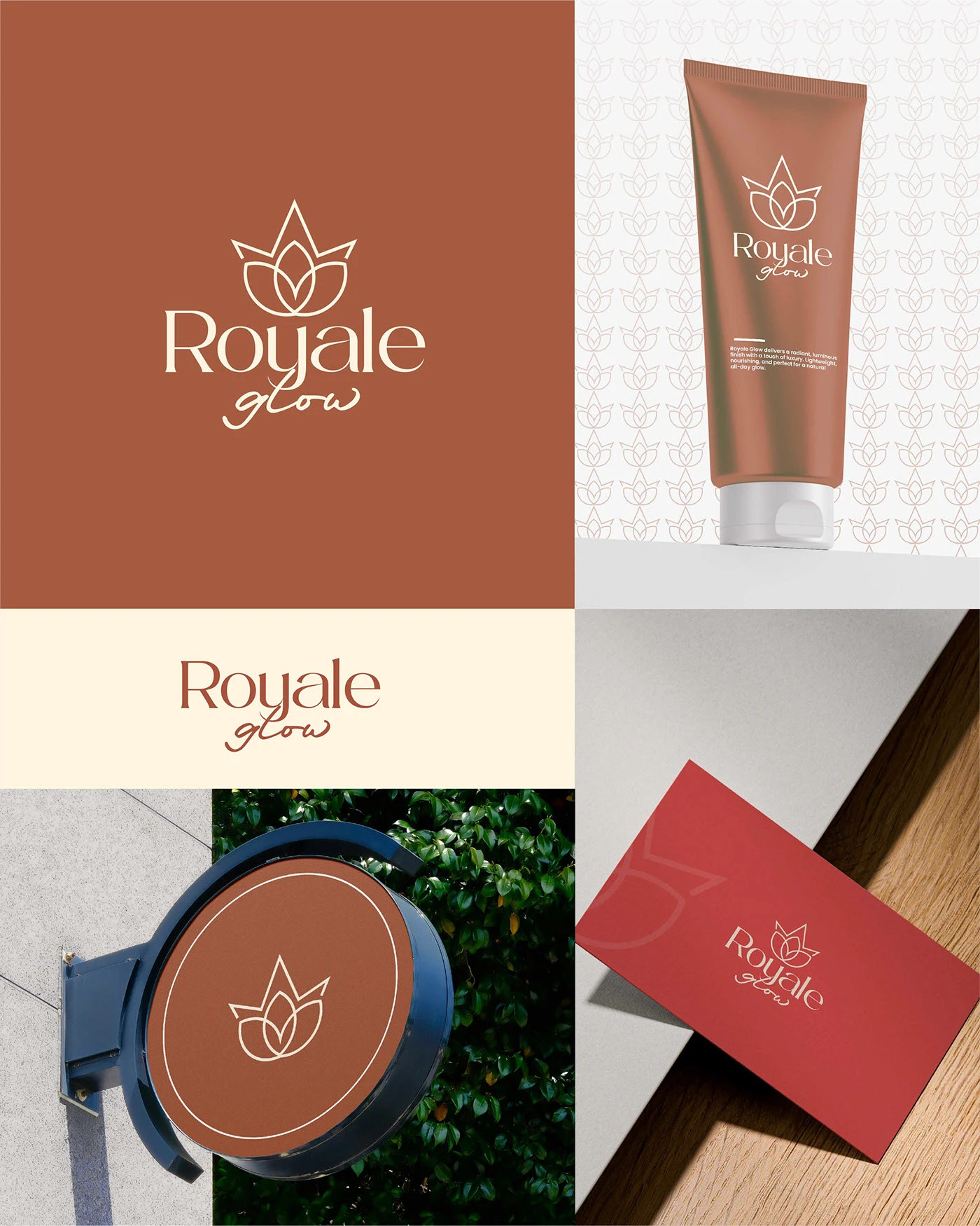 Logo Royale Glow — Cosmetics