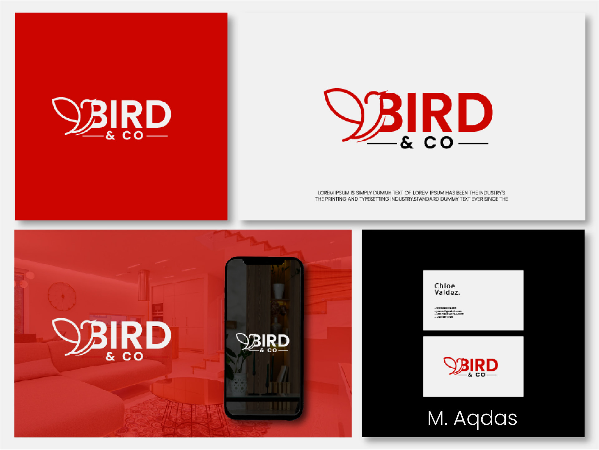Logo Bird & Co — Interior design